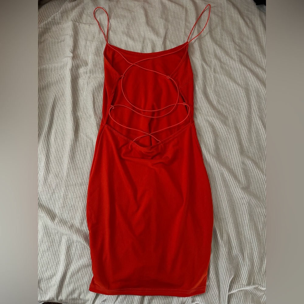 Red Strappy Dress